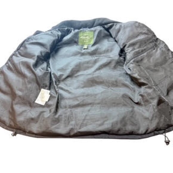 Eddie Bauer Black Goose Down Puffer Jacket Zip Front Warm Coat Women's Medium - Picture 10 of 14
